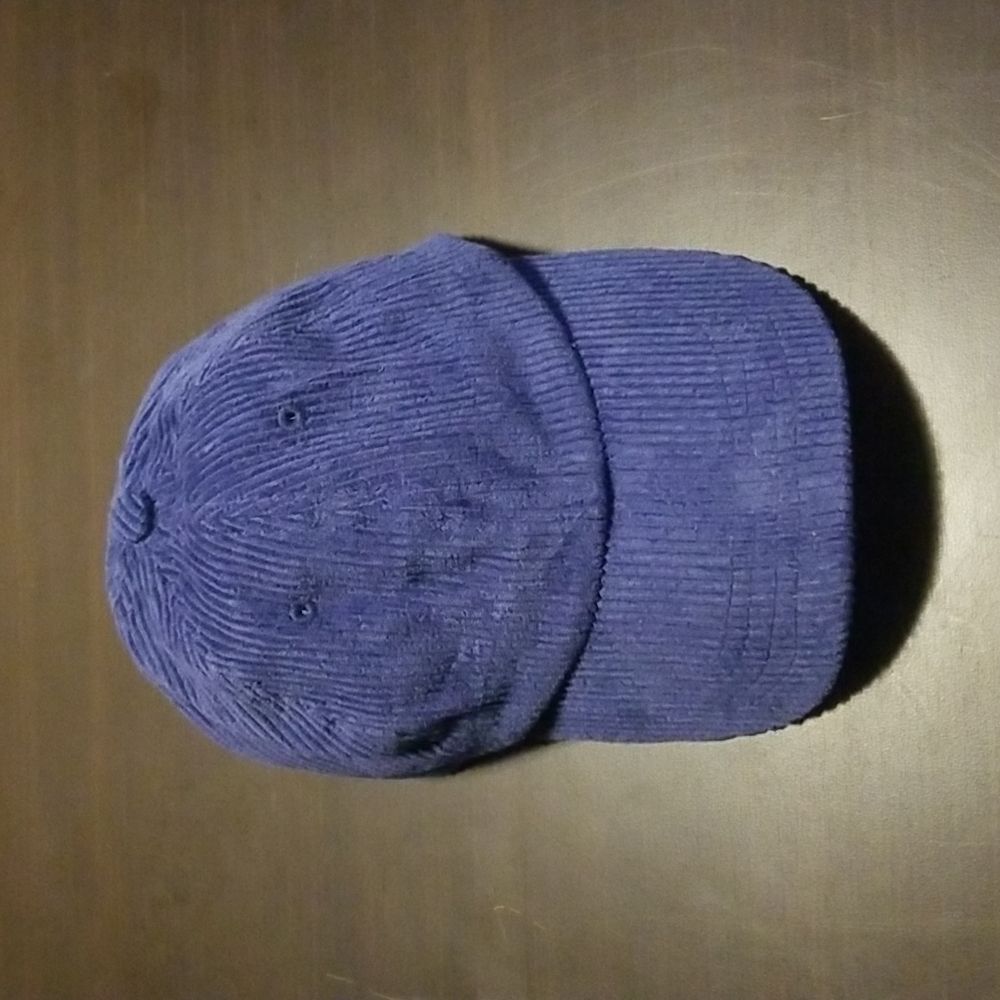 Blue Corduroy Cap